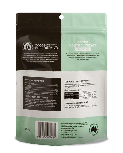 Cherish – Odour Control Dog Treats - Tasty Charcoal Treat for Bad Breath!