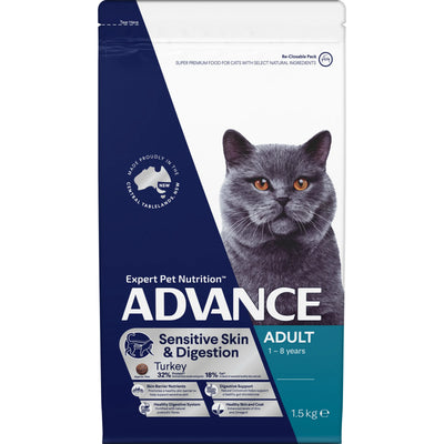 Advance Adult Cat Food – Sensitive Skin & Digestion