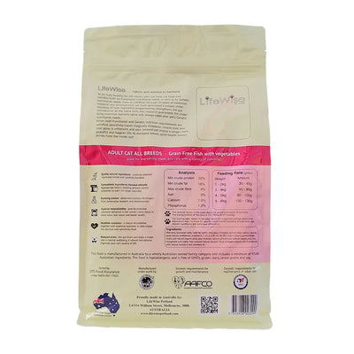 LifeWise Grain Free Adult Cat Kibble – Fish