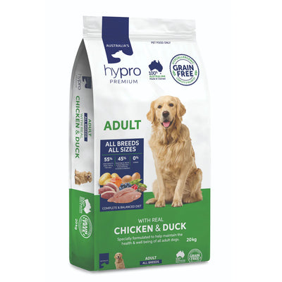 Hypro Premium – Grain Free Adult Dog Food – Chicken & Duck
