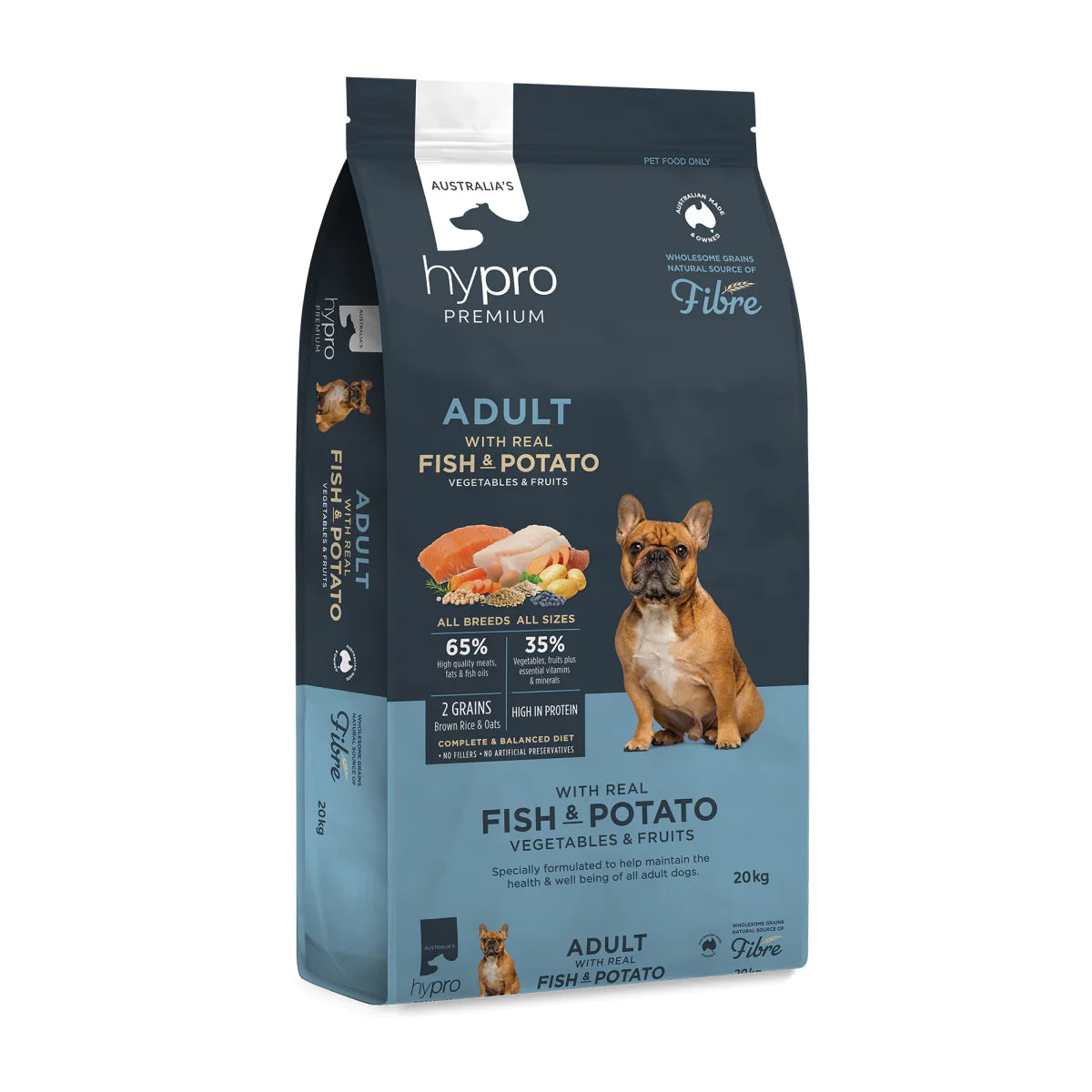 Hypro Premium – Adult Dog Food – Fish & Potato