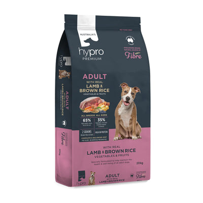 Hypro Premium – Adult Dog Food – Lamb & Brown Rice