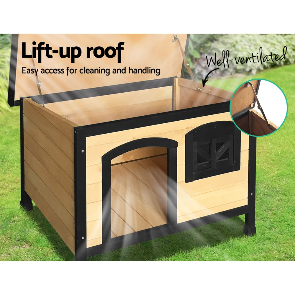 Quality Extra Large Wooden Dog Kennel - Spacious, Ventilated and Weatherproof
