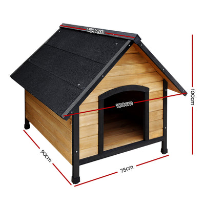 Sturdy Extra Large Wooden Dog Kennel - Spacious, Ventilated and Weatherproof