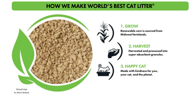 Worlds Best Clumping Cat Litter - Lavender Multi Cat 6.8Kg