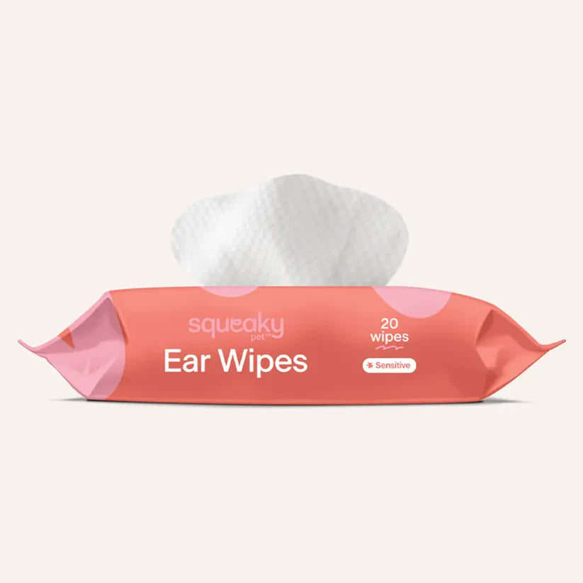 Squeaky Gentle Probiotic Pet Ear Wipes with Witch Hazel