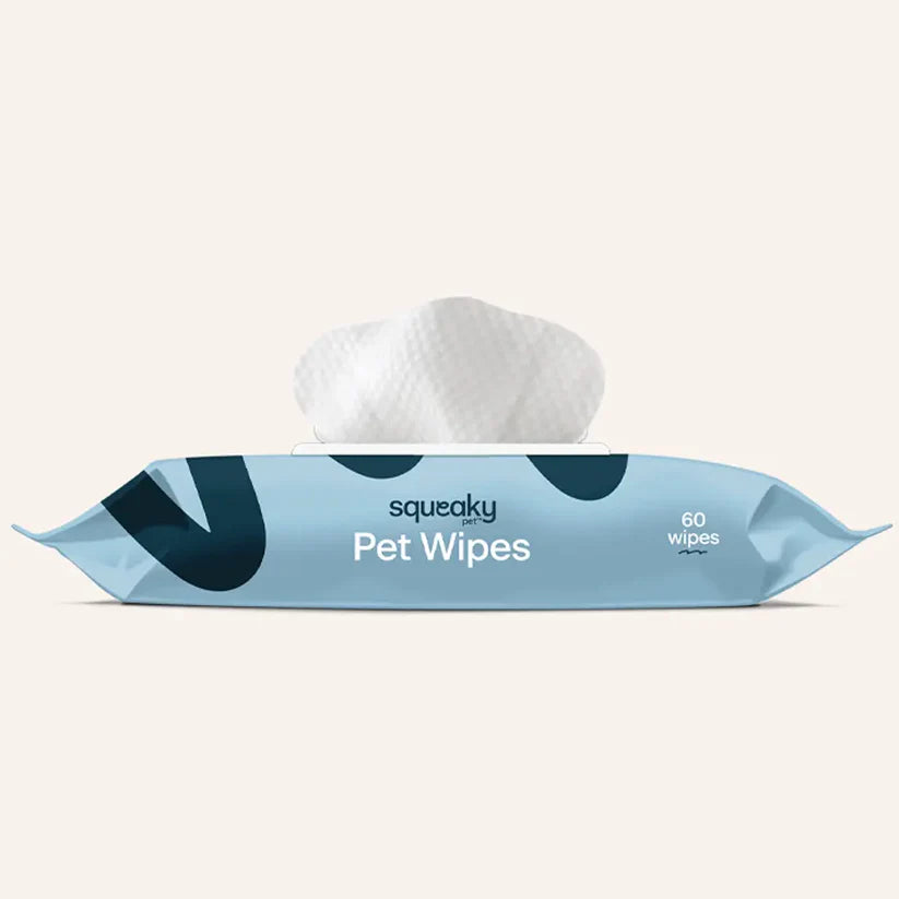 Squeaky Gentle Probiotic Pet Wipes – Freshly Scented