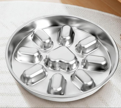 Slow Feeder Classic Stainless Steel Dog Bowl