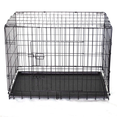 30" Foldable Dog Crate with Divider