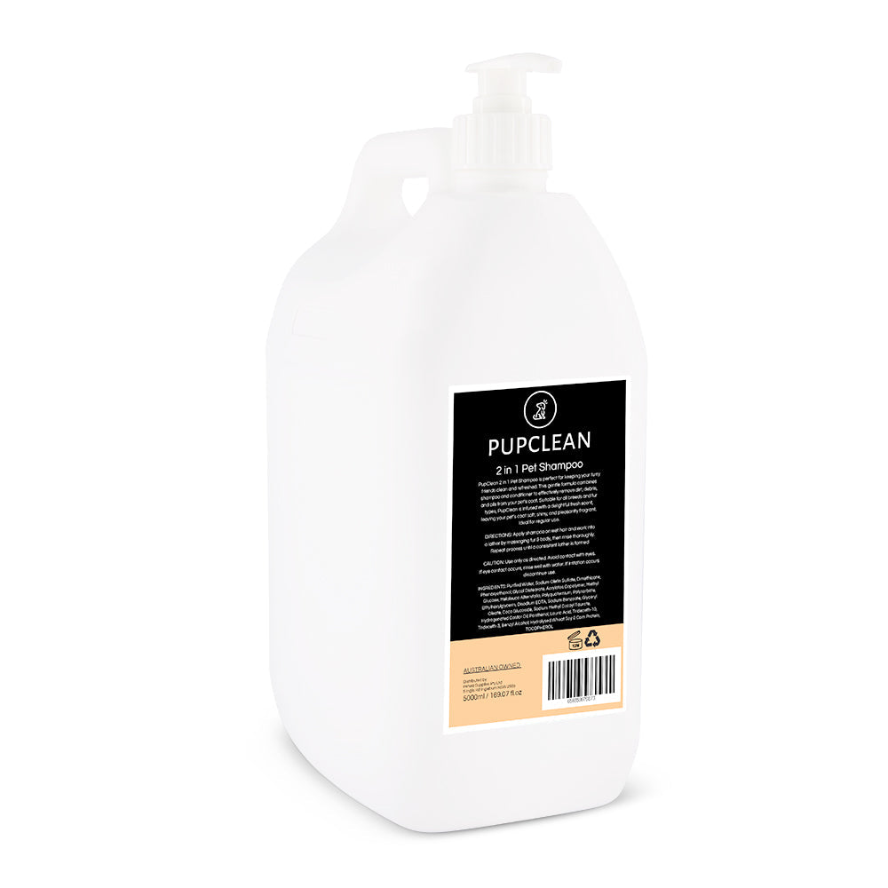 5L PupClean Gentle 2 in 1 Pet Shampoo & Conditioner