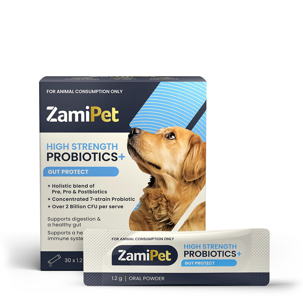 ZamiPet High Strength Probiotics+ in Gut Protect or Relax & Calm 30 x 1.2g Sachets