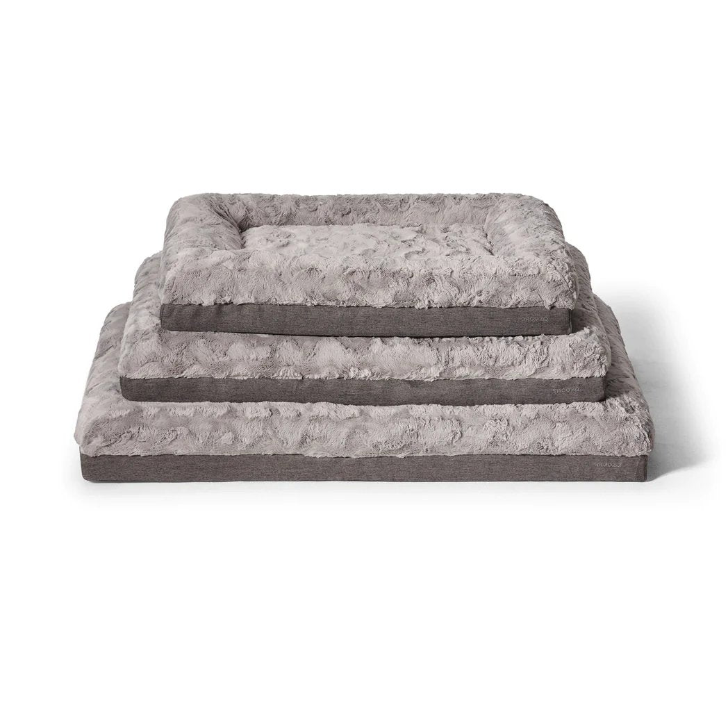 Snooza Ultra Comfort Pet Lounge in Frost - Luxurious Orthopaedic Support - Three Sizes