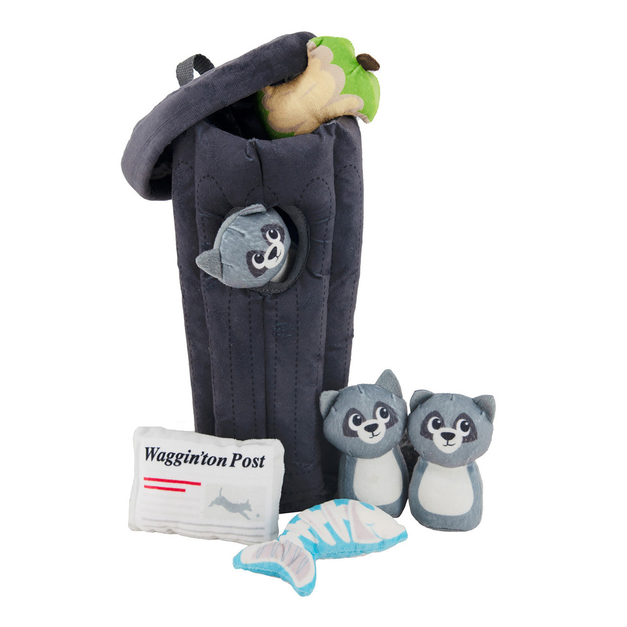 Outward Hound – Hide-A-Raccoon 2-in-1 Plush Dog Puzzle