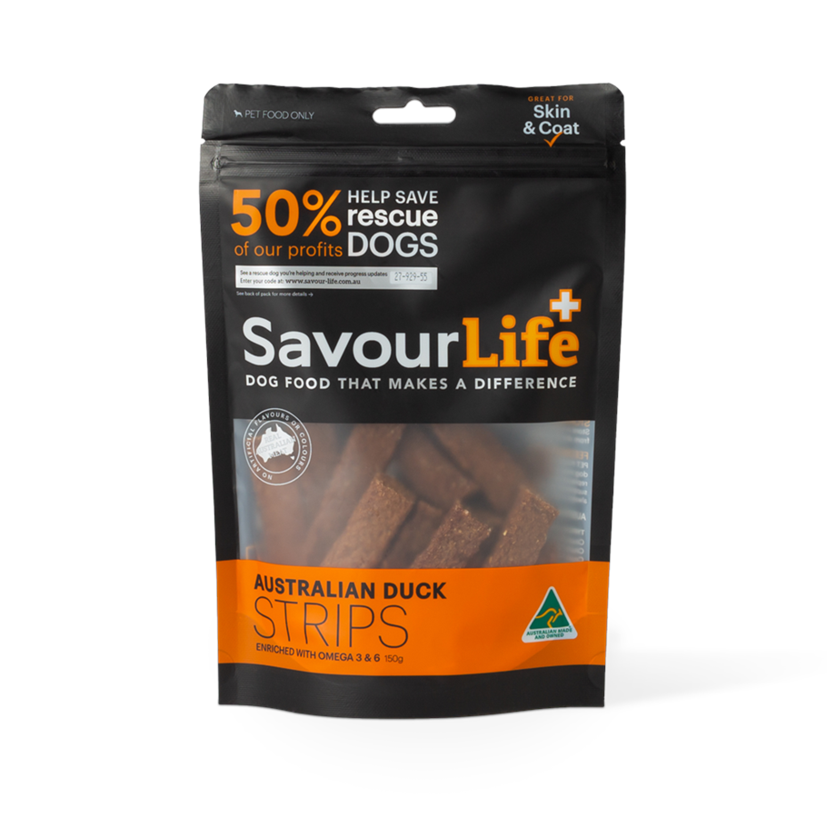 SavourLife Duck Strips - Perfect Treat for all Dogs
