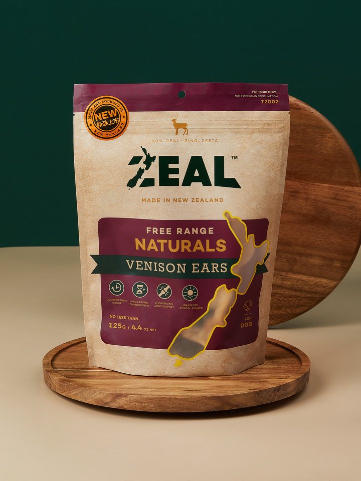 Zeal Free Range Naturals – Venison Ears Rich in Natural Chondroitin - 125g