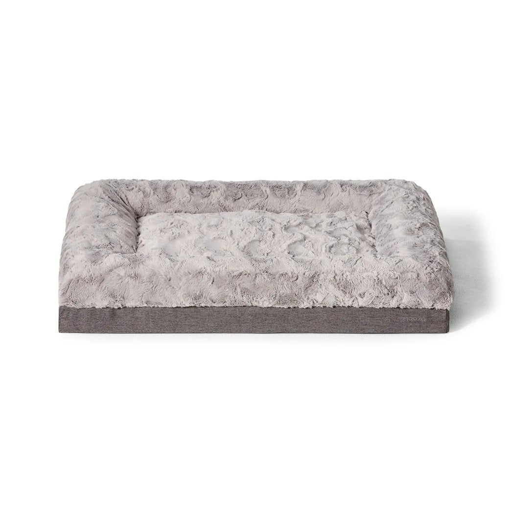 Snooza Ultra Comfort Pet Lounge in Frost - Luxurious Orthopaedic Support - Three Sizes