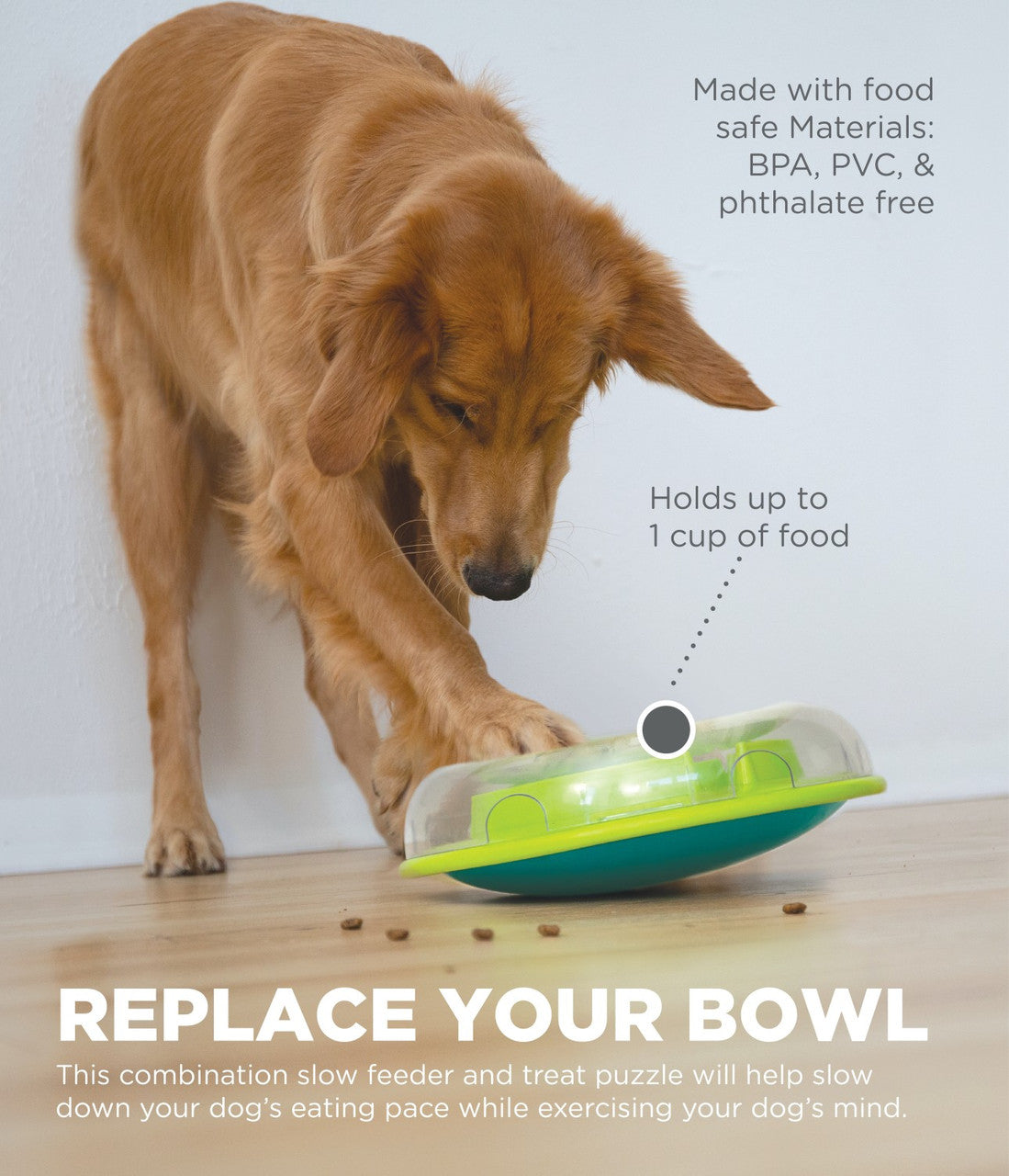 Outward Hound – Nina Ottosson – Dog Wobble Bowl Puzzle Game (Level 1)
