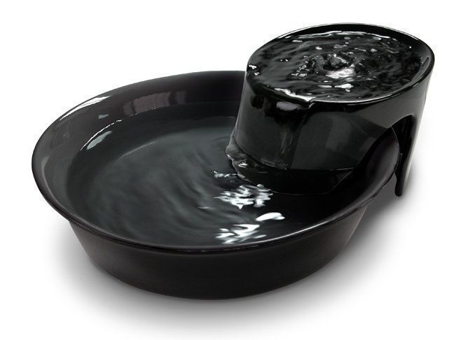 Pioneer Big Max Ceramic Pet Drinking Fountain 3.7L - Black