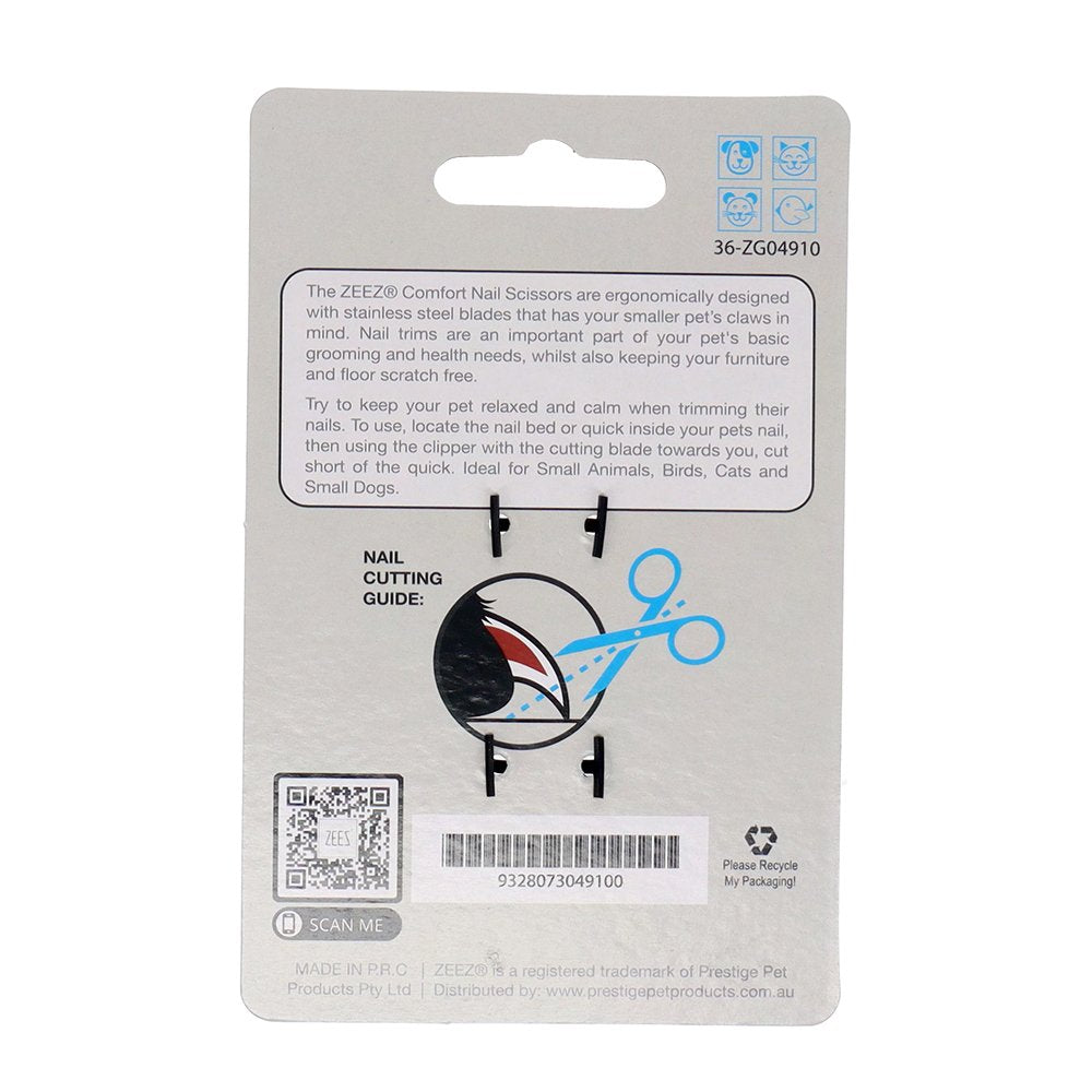 ZEEZ Comfort – Ergonomically Designed Nail Scissors