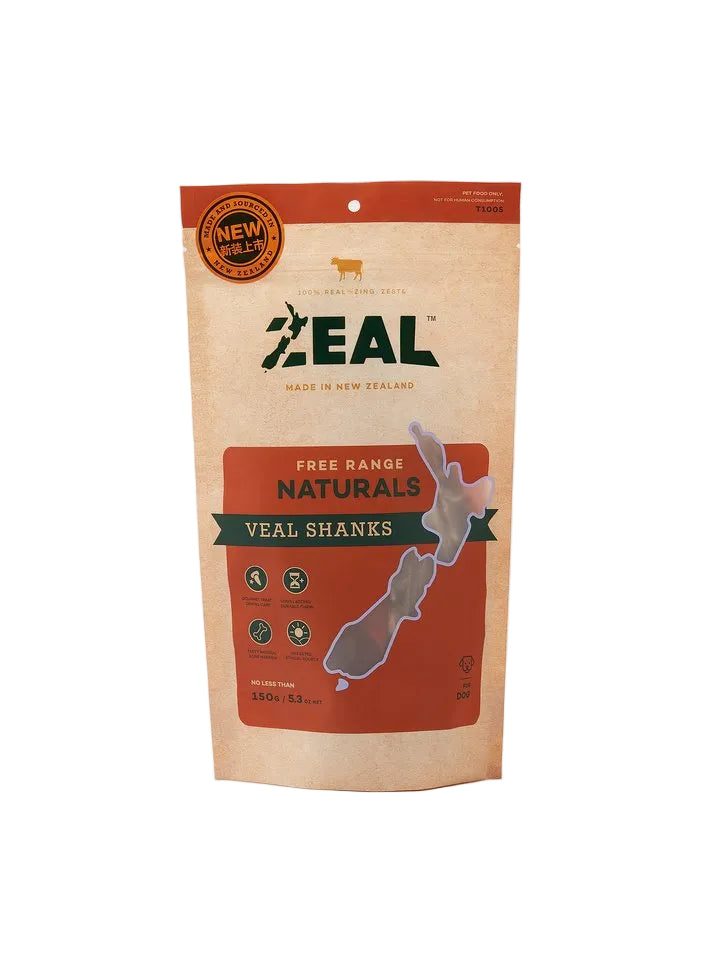 Zeal Free Range Naturals – Veal Shanks to Support Oral Health - 150g