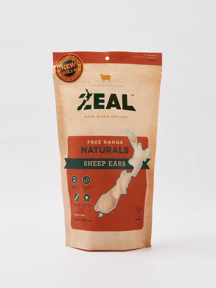 Zeal Free Range Naturals – Sheep Ears for Healthy Teeth & Gums - 125g