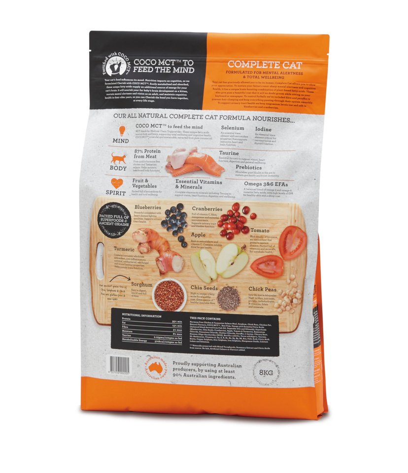 Cherish – Complete Cat - Optimised and Balanced Nutrition