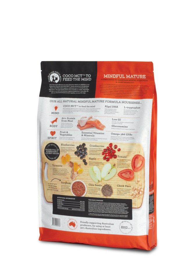 Cherish – Mindful Mature Small Bites Dog Food - Premium Nutrition for Aging Dogs 8kg