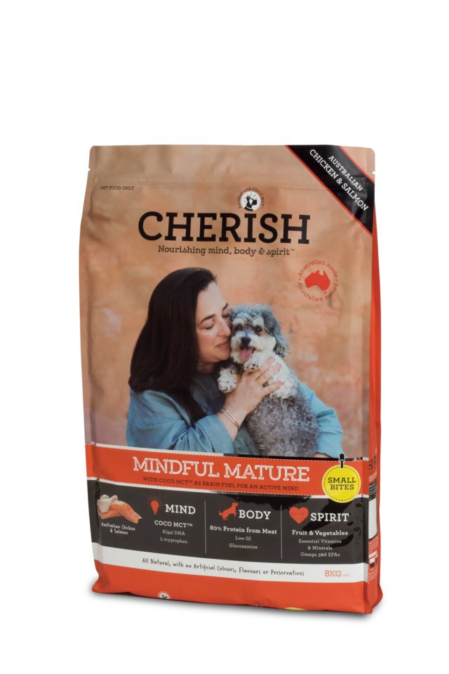 Cherish – Mindful Mature Small Bites Dog Food - Premium Nutrition for Aging Dogs 8kg