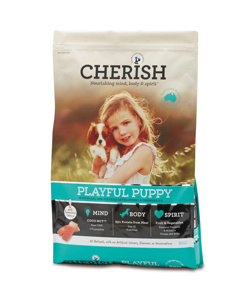 Cherish – Playful Puppy Dog Food - Carefully Balanced for Growing Pups