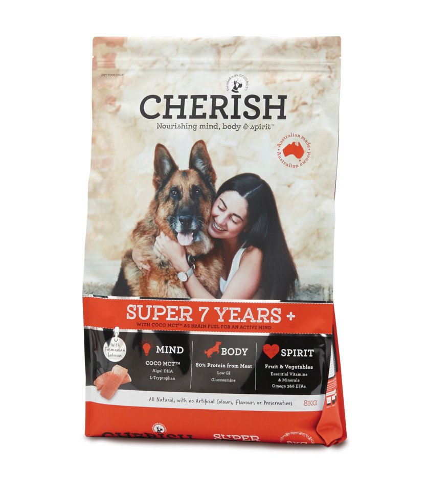 Cherish - Super 7 Years+ Dog Food - Supports Needs of Older Dogs