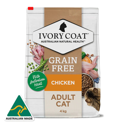 Ivory Coat Grain Free Adult Cat Kibble – Chicken