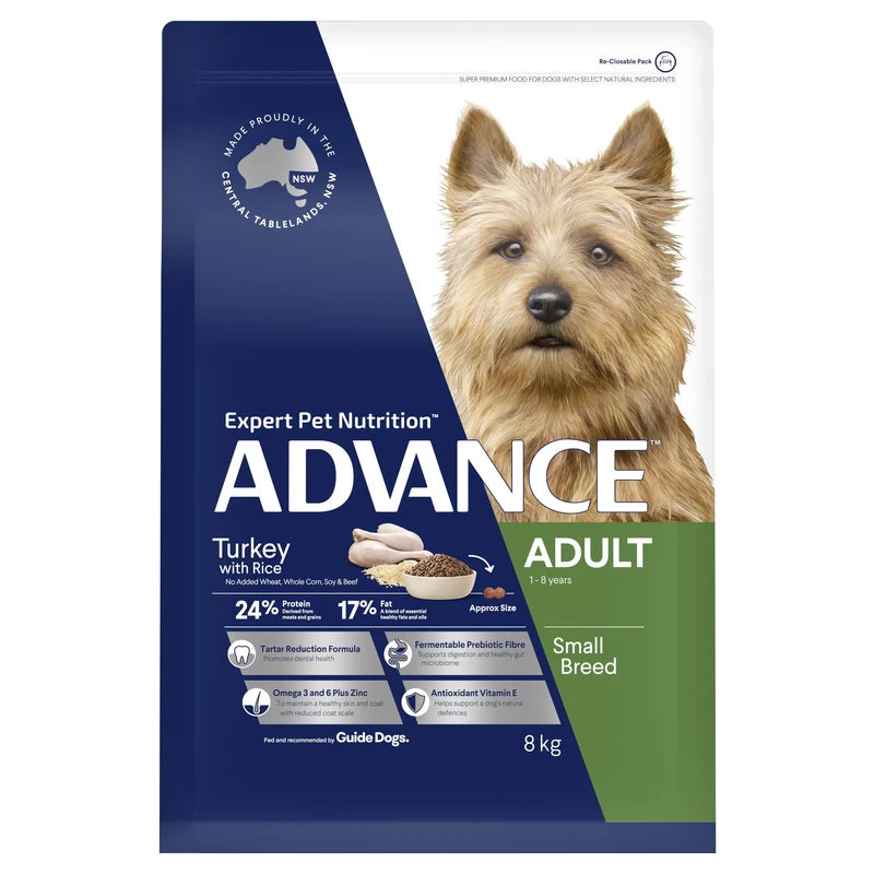 Advance Adult Dog Food for Small Breeds – Turkey