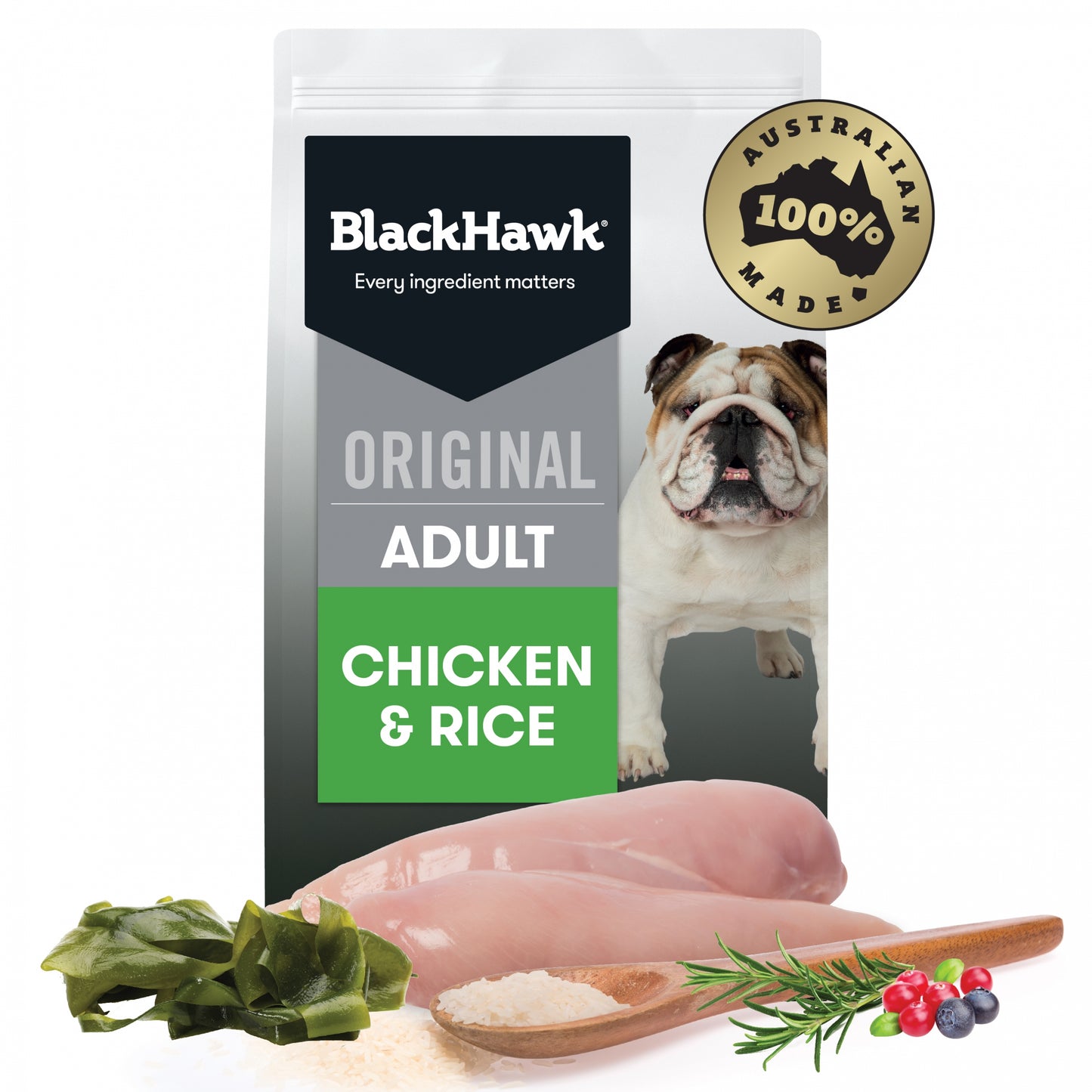 Black Hawk Adult Dog Food – Chicken & Rice