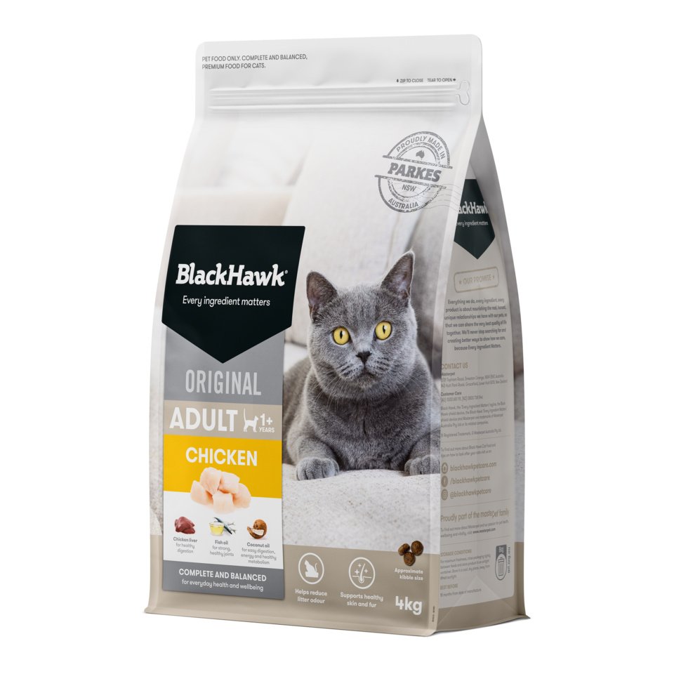 Black Hawk Adult Cat Food – Chicken