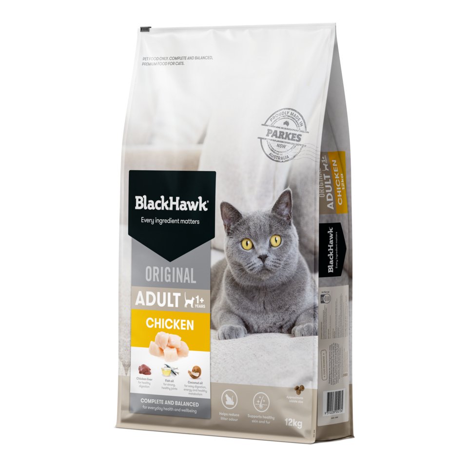 Black Hawk Adult Cat Food – Chicken