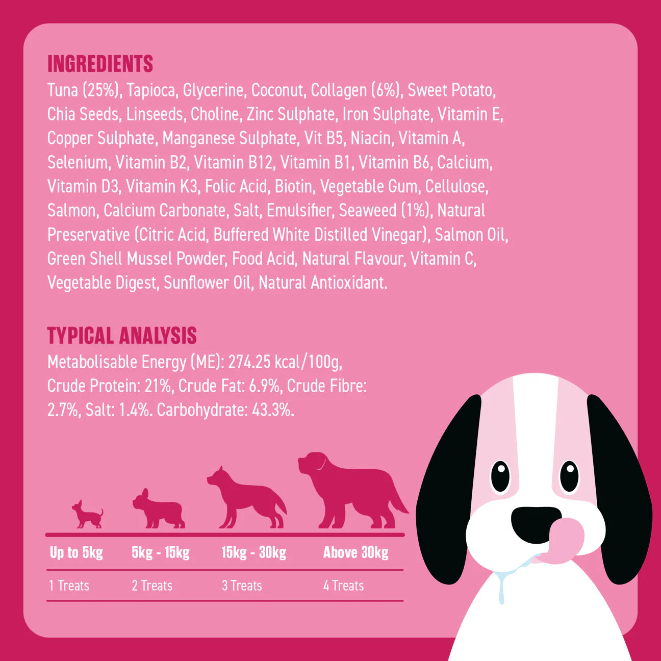 Bell & Bone Healthy Treats Tuna (Coat Skin & Nails) 130G - For Pups Over 6 Months