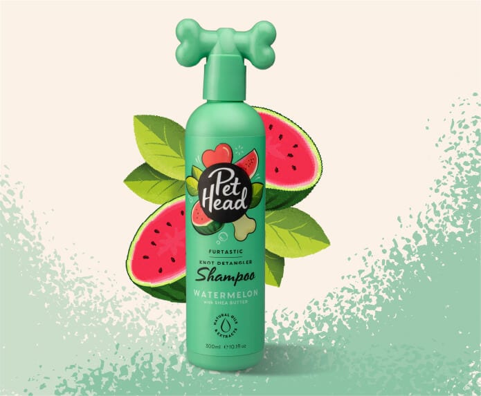 Pet Head Furtastic Watermelon Range, Natural Grooming for Curly Haired Dogs