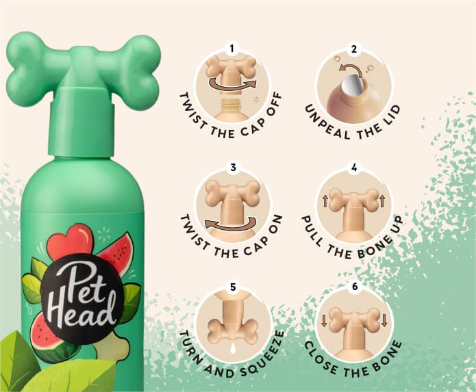 Pet Head Furtastic Watermelon Range, Natural Grooming for Curly Haired Dogs