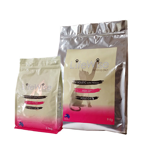 LifeWise Grain Free Adult Cat Kibble – Fish