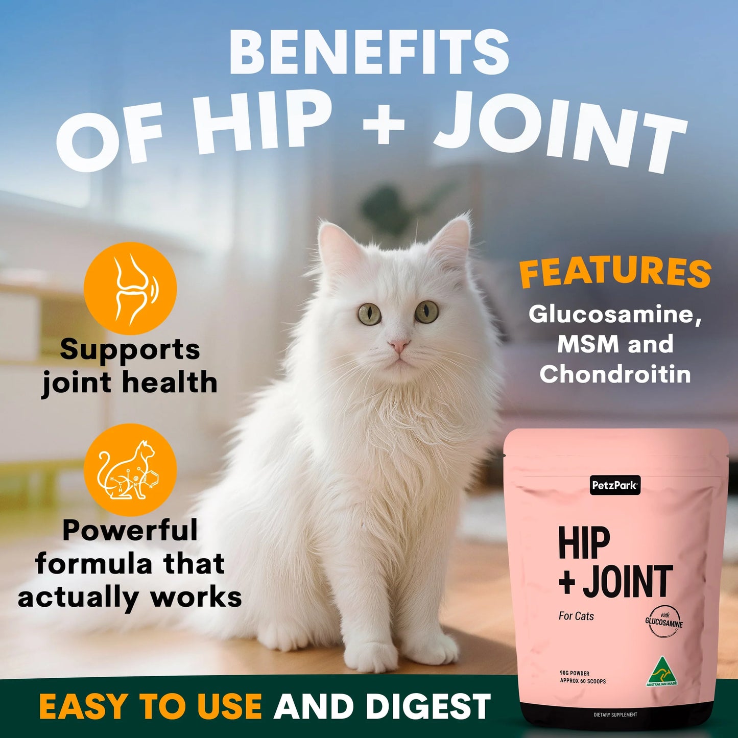 PetzPark Hip + Joint For Cats