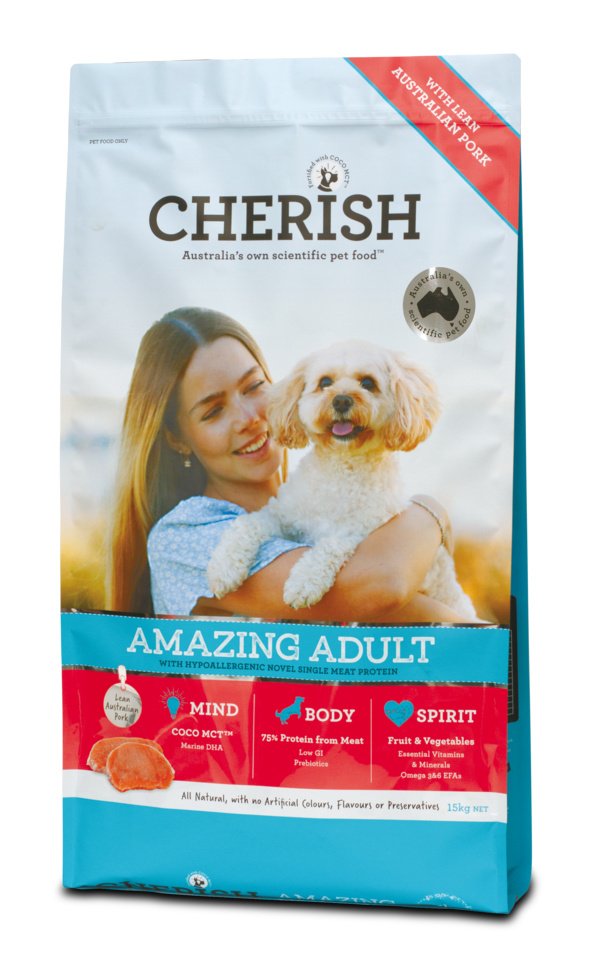 Cherish – Amazing Adult Lean Australian Pork Dog Food - For Body, Mind & Spirit!