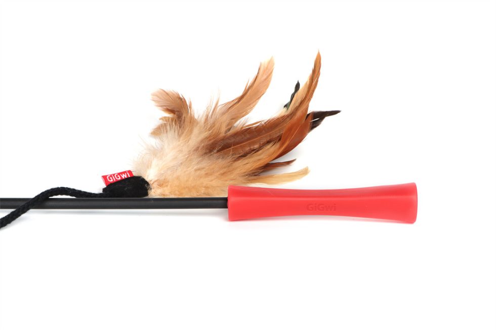 GiGwi Natural Feather Teaser - To Satisfy your Cats Natural Instincts!