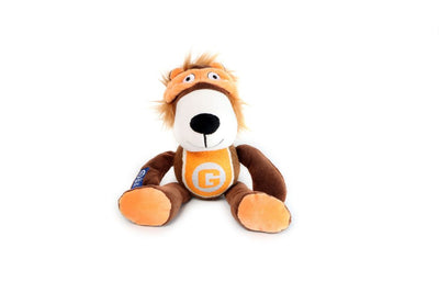 GiGwi Agent GiGwi Plush Lion with Tennis Ball Belly - Great for Indoor Playtime!