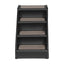 Portable Foldable Dog Steps For Accessing Bed, Sofa, Car - Black
