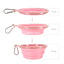 Quick Bite Collapsible Travel Pet Bowl - Pink