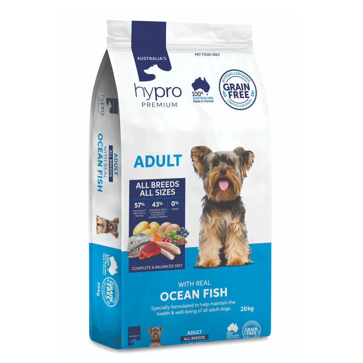 Hypro Premium – Grain Free Adult Dog Food – Ocean Fish