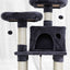 145cm Cat Scratching Tree with 12cm Thick Durable Posts - Perfect for Ferocious Felines!