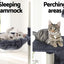 203cm Ultimate Giant Multilevel Cat Scratching Tree in Grey