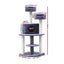 126cm Stylish and Minimalistic Cat Scratching Tree in Blue Grey