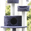 126cm Stylish and Minimalistic Cat Scratching Tree in Blue Grey